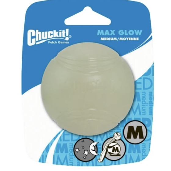 Balle Chuck it Max Glow