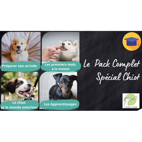 Pack complet spécial chiot