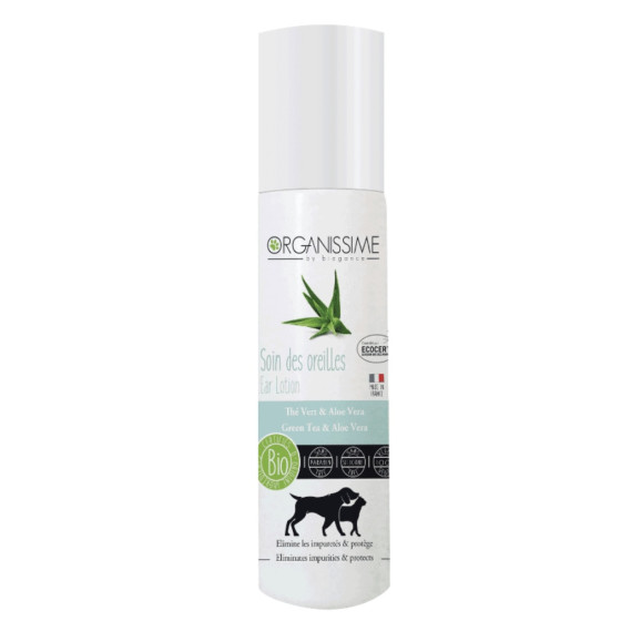 Lotion des oreilles Chien et chat Organissime