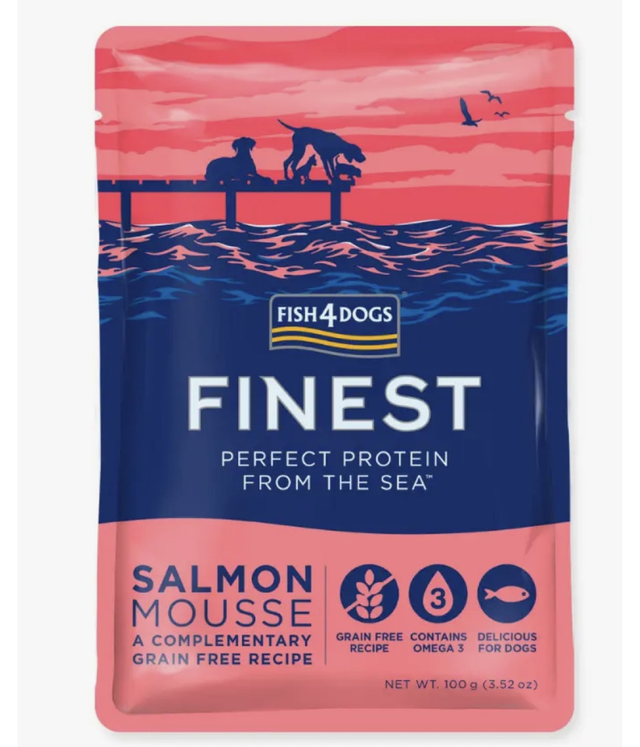 Mousse de saumon Fish4Dogs Finest