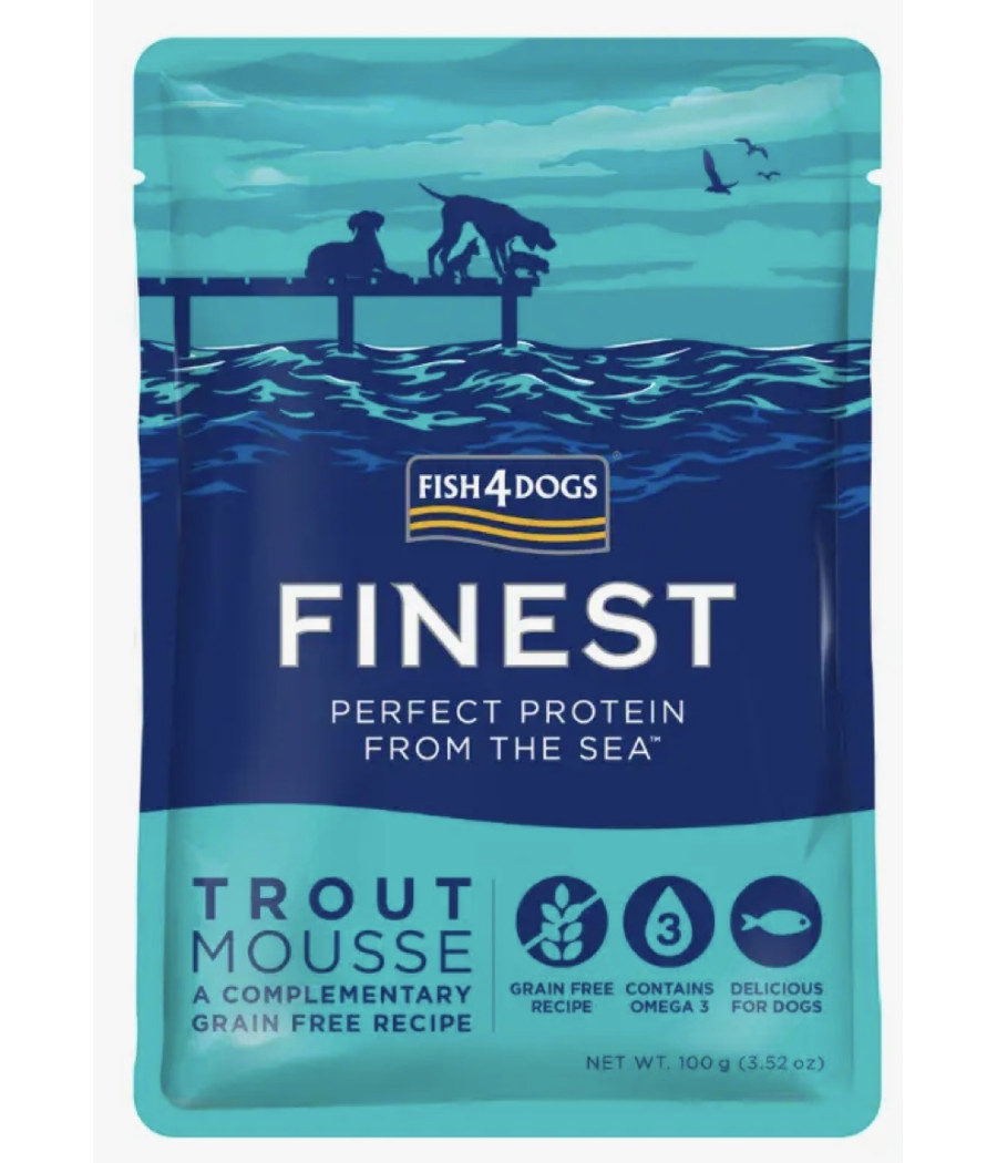 Mousse de truite Fish4Dogs Finest