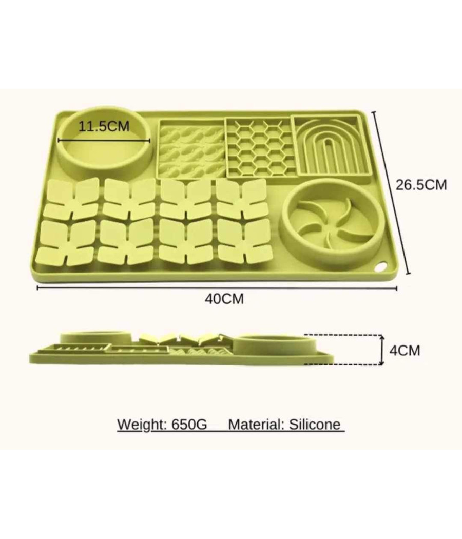 Plateau repas silicone