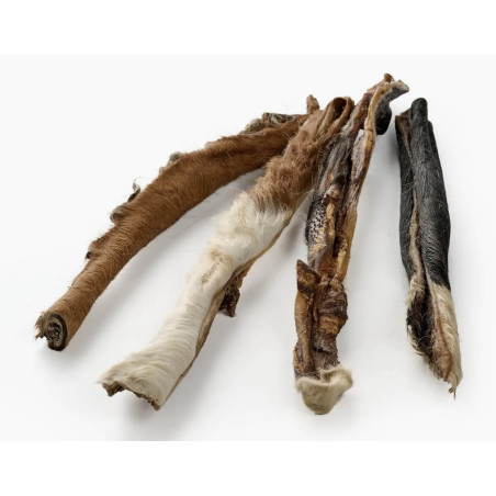 Peaux de boeuf avec poils longues 250g