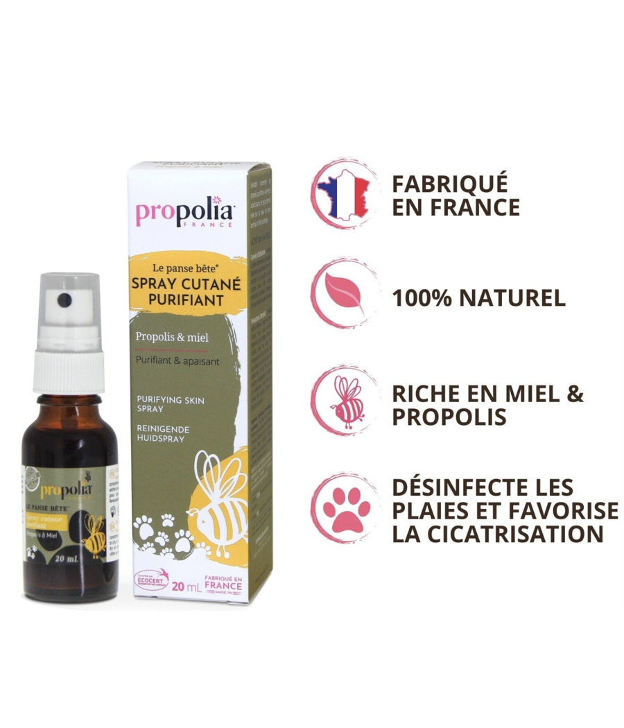 Le Panse bête Spray purifiant cutané Propolia