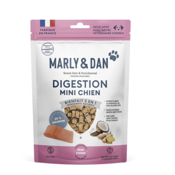 Friandises Bouchées « digestion » mini chien Marly  & Dan