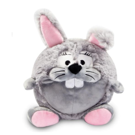 Peluche lapin boule 15cm