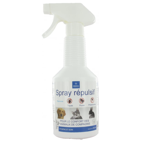 Spray répulsif tiques puces phlébotomes Demavic