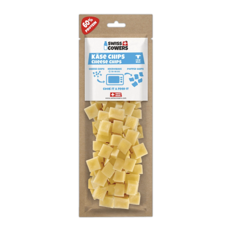 Chips à souffler de fromage suisse 80g
