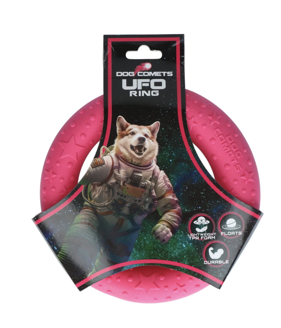 Dog Comets Ring Pink