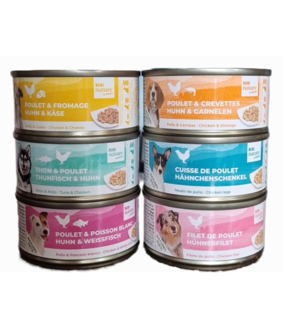 Pack Boites Bubi Nature x 6