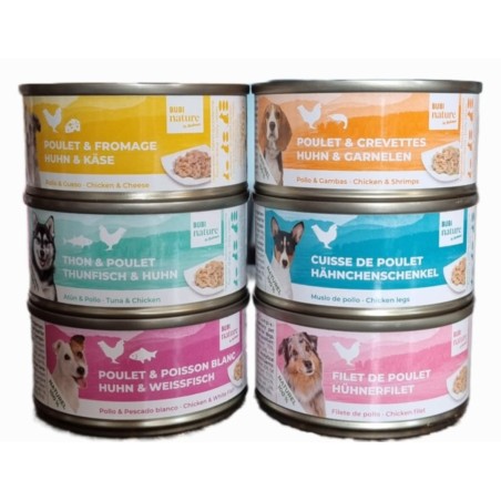 Pack Boites Bubi Nature x 6