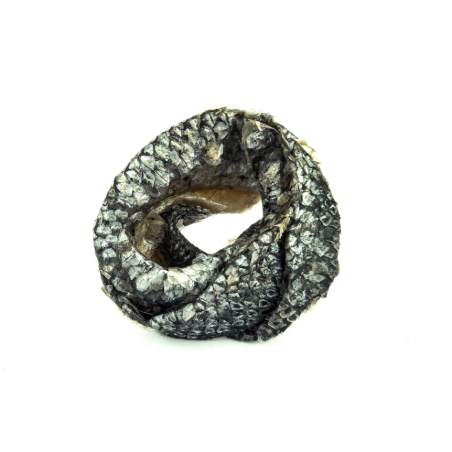 Peau de saumon en donut 100g