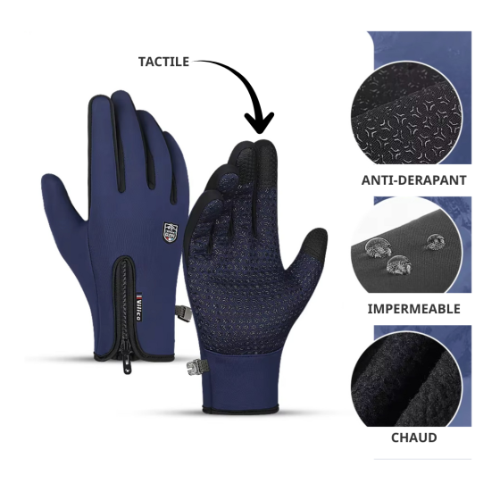 Gants hiver imperméables anti-dérapants Vilico