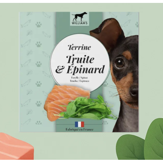 Terrine Truite/épinard Williams