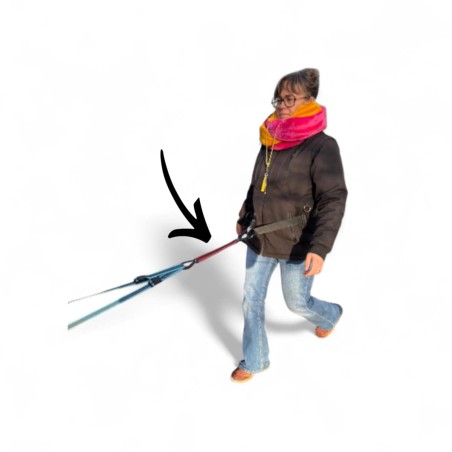 Poignée pour laisses multi-chiens