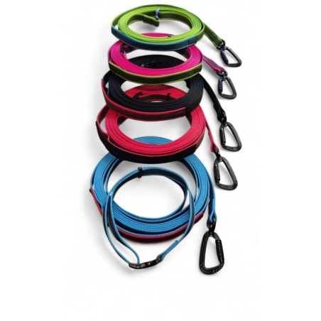 Laisse 3m attache plastique anti-dérapante