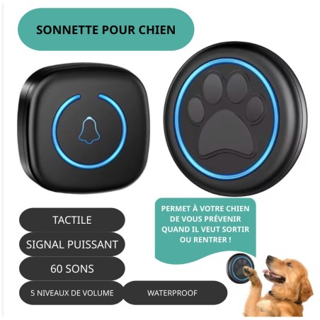 Sonnette pour chien sans fil