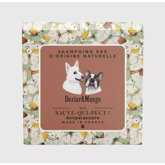 Shampoing solide antiparasitaire, Sauve-qui-peut !