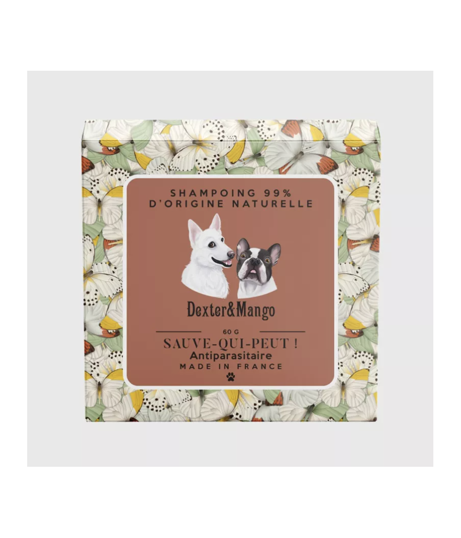 Shampoing solide antiparasitaire, Sauve-qui-peut !