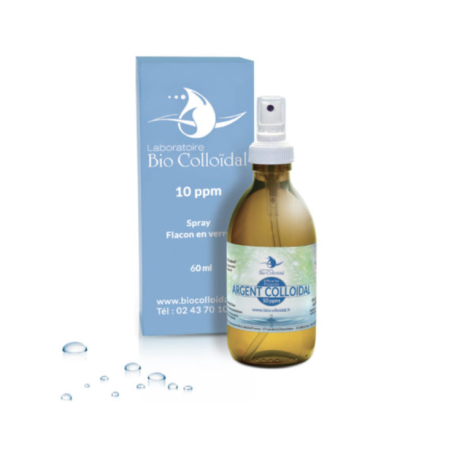 Spray argent colloïdal 10ppm 60ml