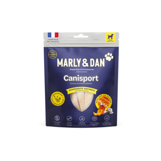 Barres à mâcher pour chien - Canisport 80g - Marly & Dan