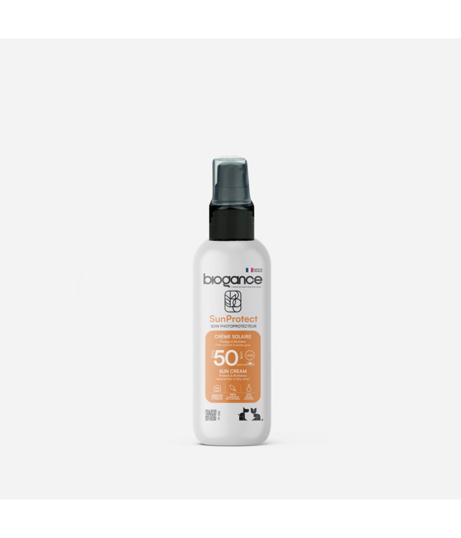 Crème solaire naturelle pour chien et chat – Sun Protect 100ml