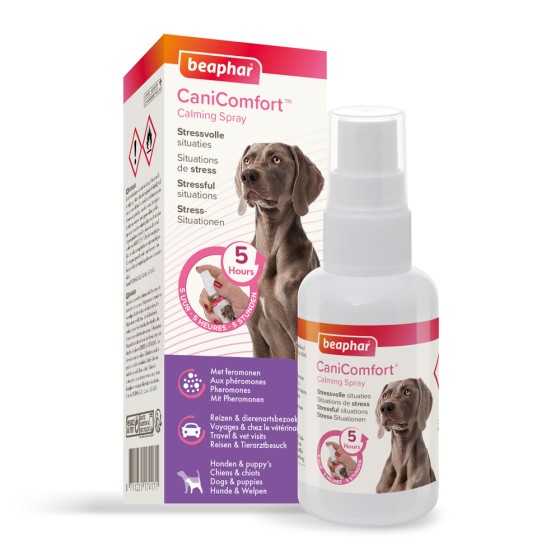 CANICOMFORT® spray calmant aux phéromones pour chiens et chiots