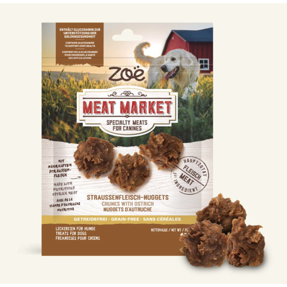 Friandises Meat Market poulet autruche 100g